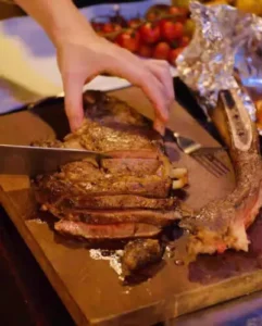 Click to view full screen Australian tomahawk steak, approximately 1.2 kg. photo review